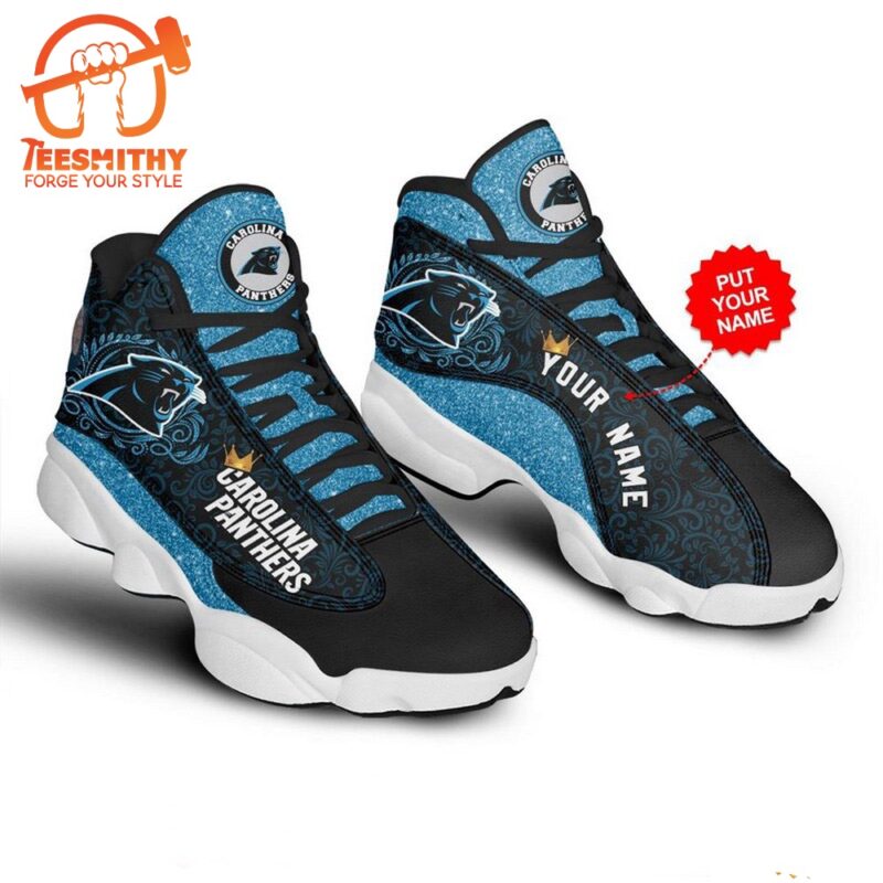 NFL Carolina Panthers Custom Name Air Jordan 13 Shoes, JD13 Sport Shoes