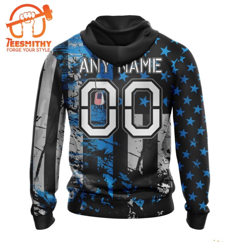 NFL Carolina Panthers Special Classic Grunge American Flag Hoodie