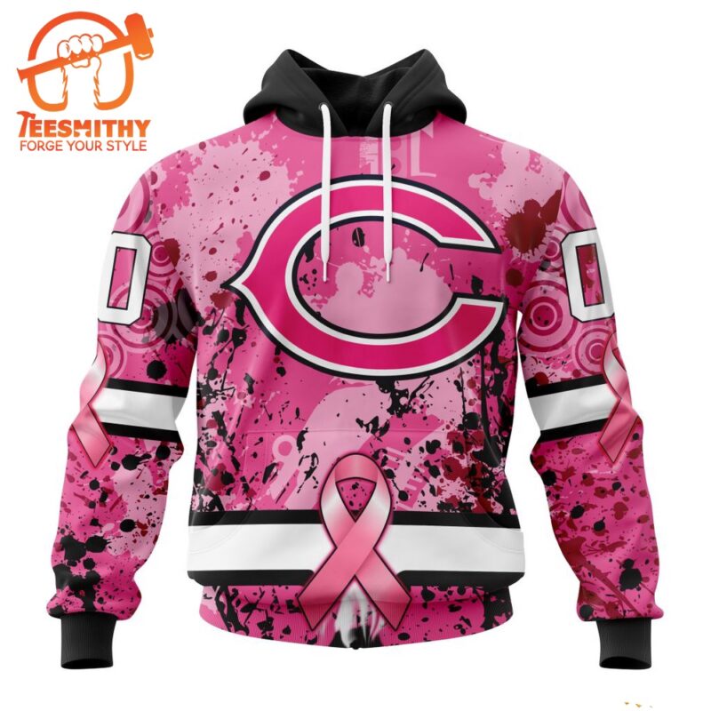NFL Chicago Bears I Pink I Can In October We Wear Pink Breast Cancer Hoodie
