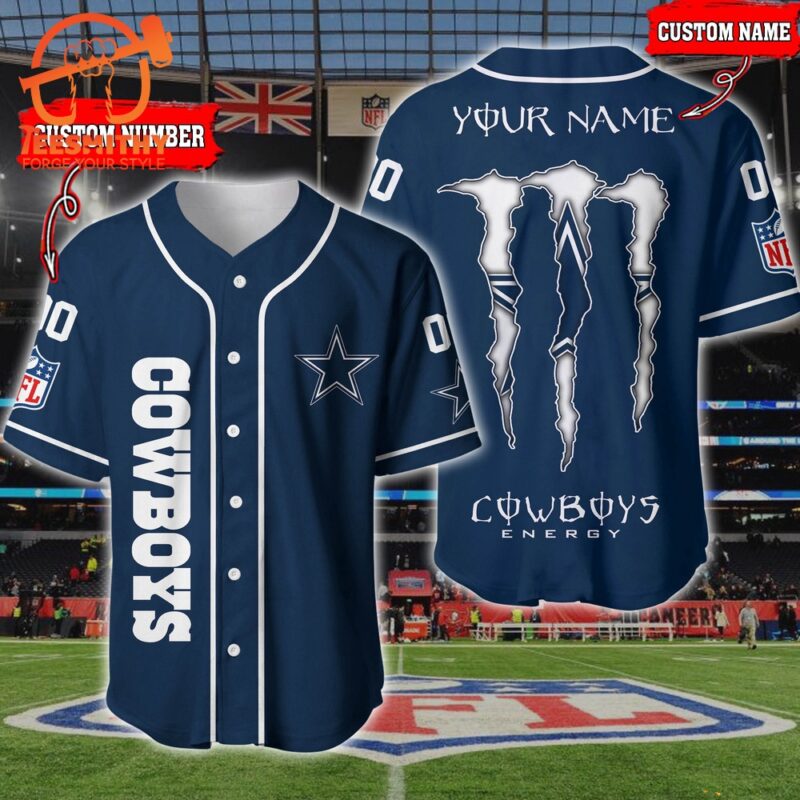 NFL Dallas Cowboys Custom Baseball Jersey Shirt