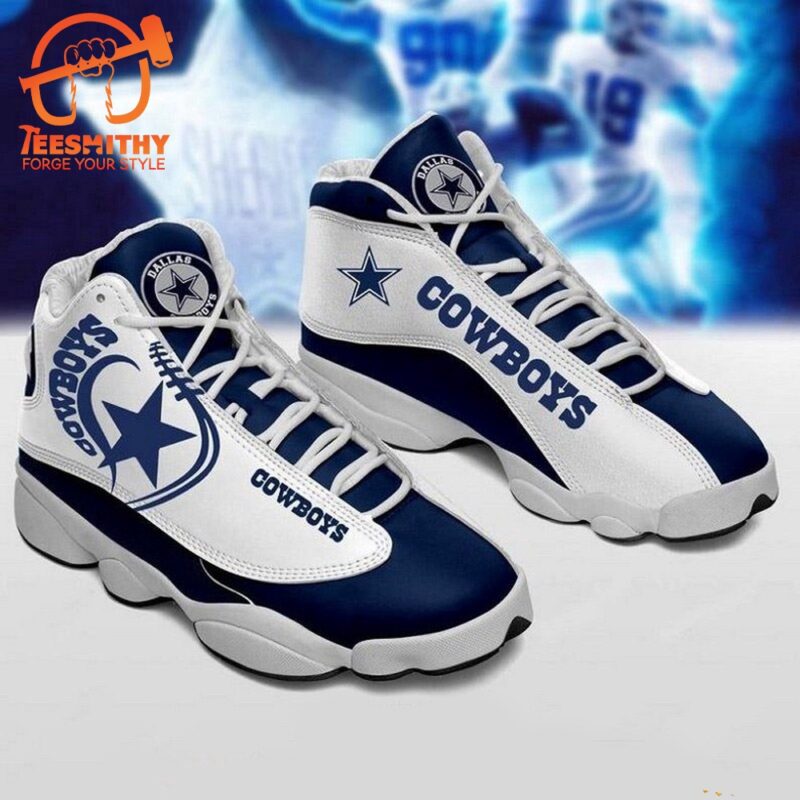 NFL Dallas Cowboys Football Air Jordan 13 Shoes