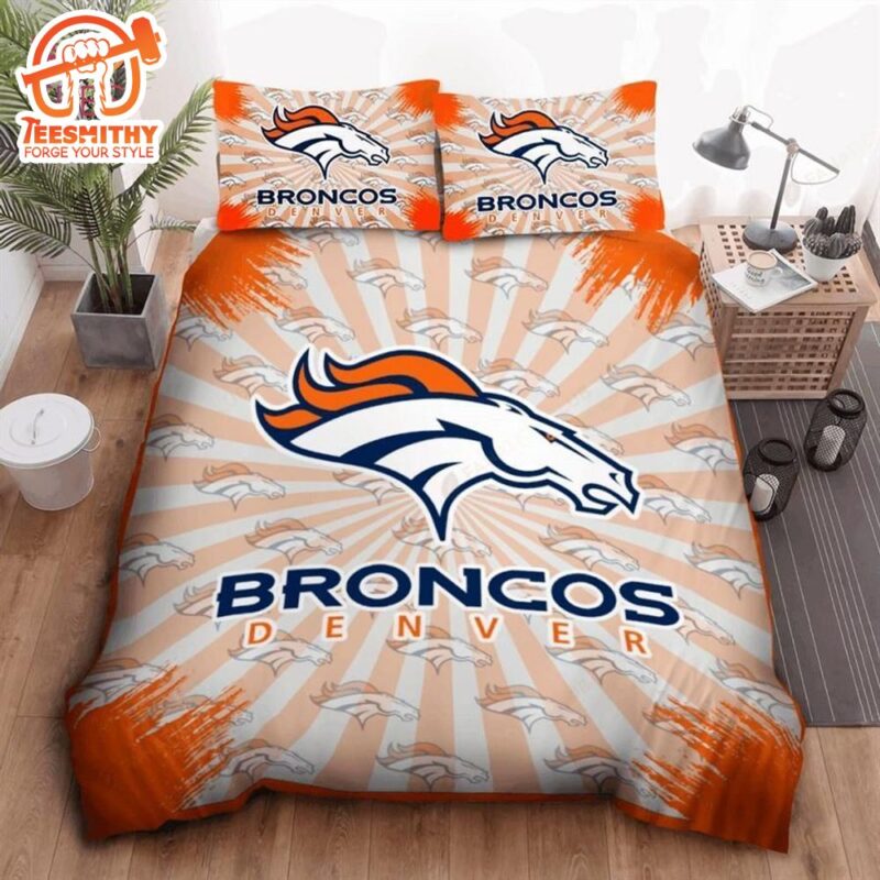 NFL Denver Broncos Orange Bedding Set