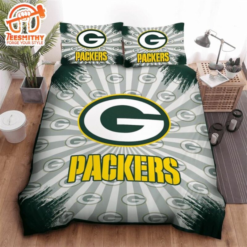NFL Green Bay Packers Big Logo Highlight Bedding Set
