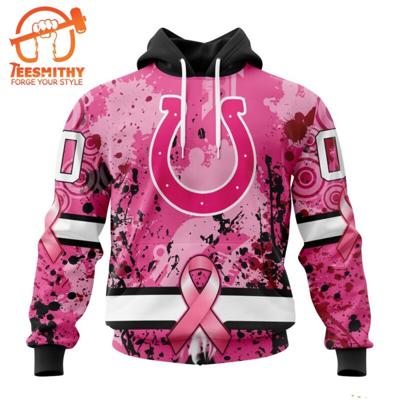 NFL Indianapolis Colts I Pink I Can In October We Wear Pink Breast Cancer Hoodie