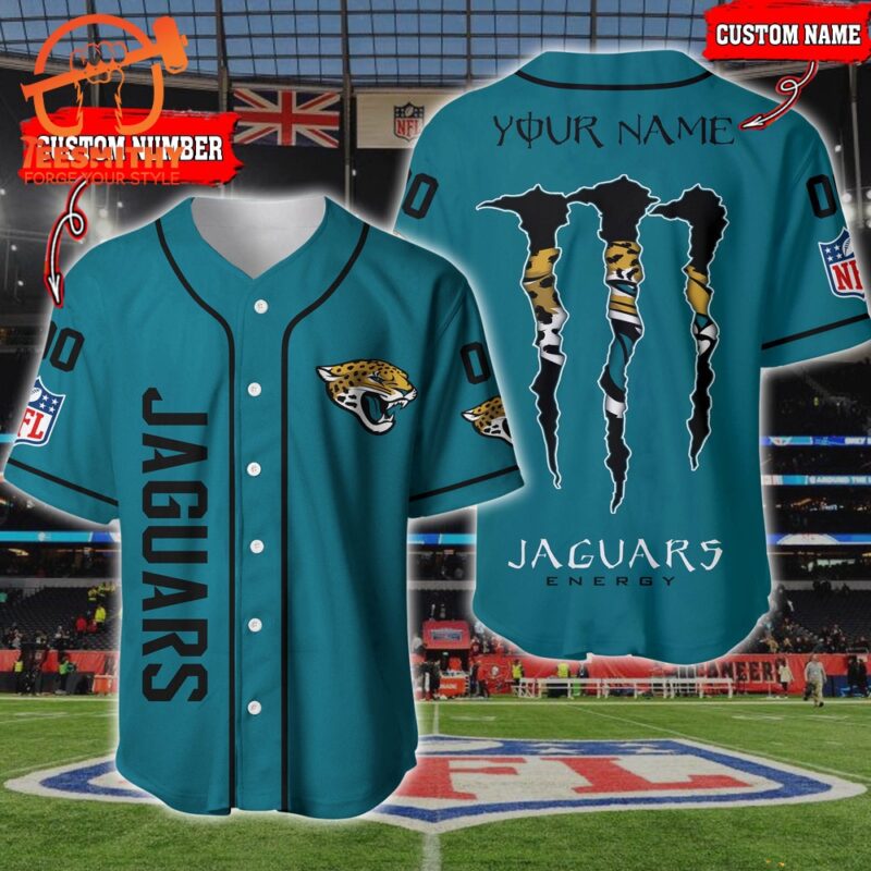 NFL Jacksonville Jaguars Custom Baseball Jersey Shirt