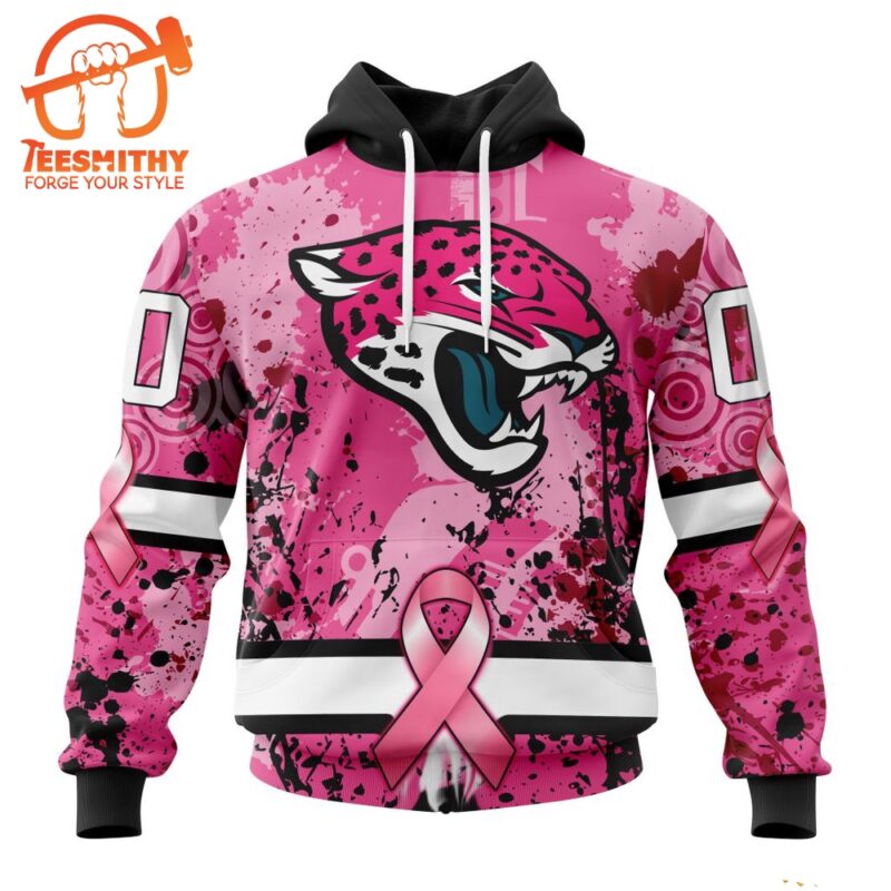 NFL Jacksonville Jaguars I Pink I Can In October We Wear Pink Breast Cancer Hoodie