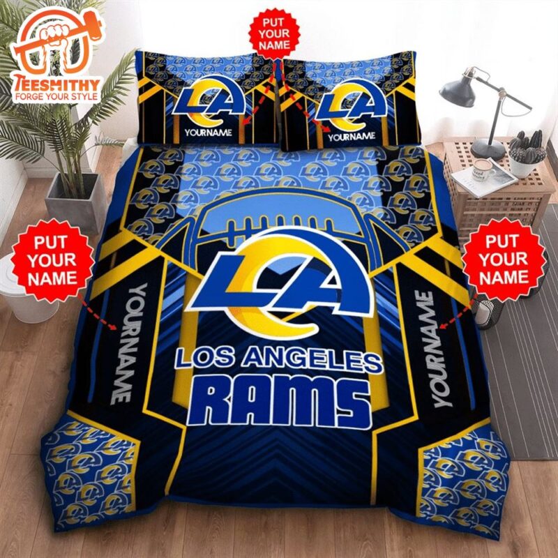 NFL Los Angeles Rams Custom Name Limited Edition Bedding Set