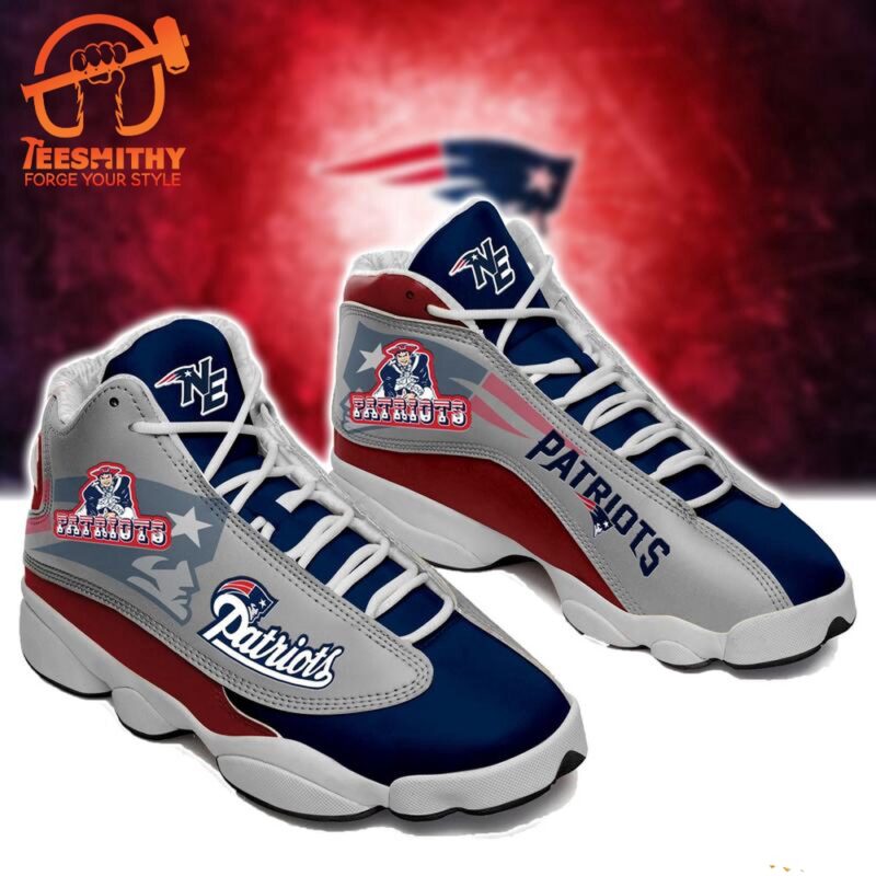 NFL New England Patriots Air Jordan 13 Shoes Football Team Sneaker