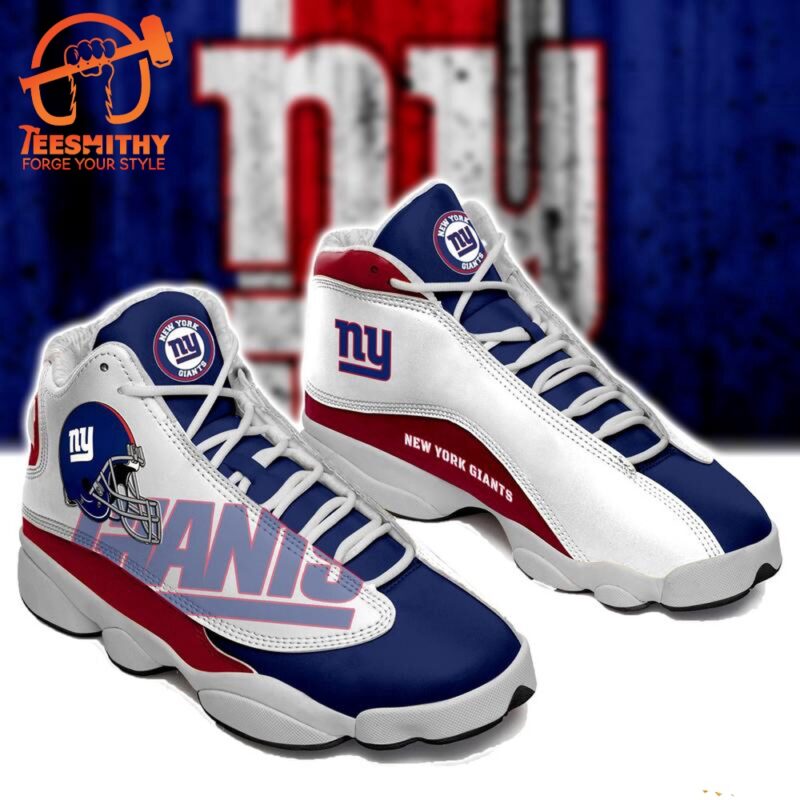 NFL New York Giants Air Jordan 13 Sneaker Shoes For Football Fans
