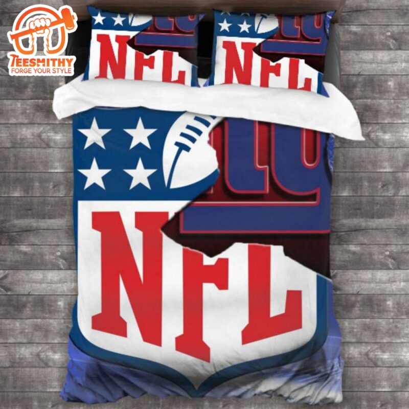 NFL New York Giants Navy Blue Bedding Set