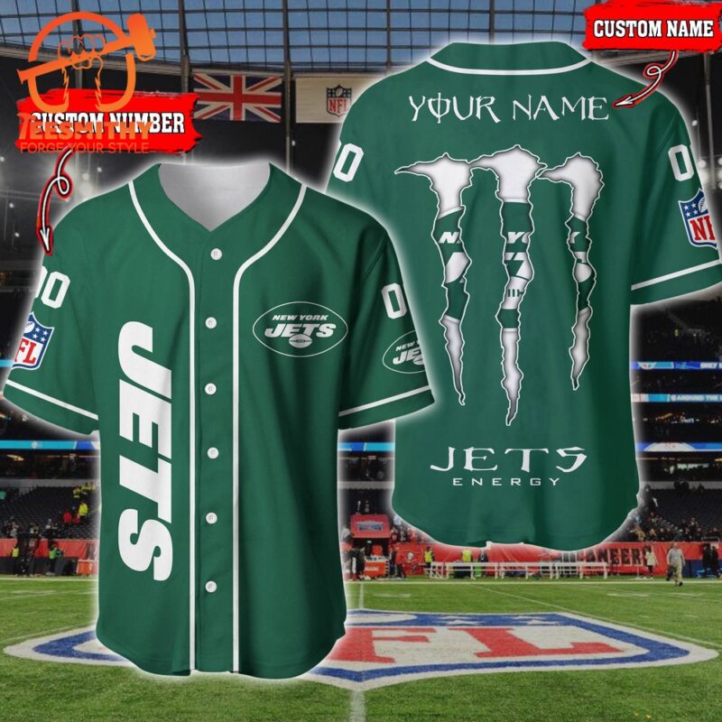 NFL New York Jets Custom Baseball Jersey Shirt
