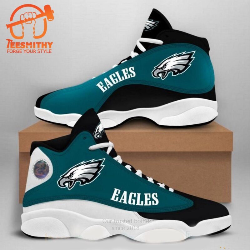 NFL Philadelphia Eagles Football Air Jordan 13 Shoes 3