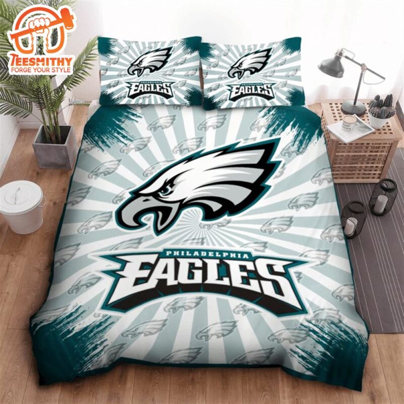 NFL Philadelphia Eagles Light Green Bedding Set
