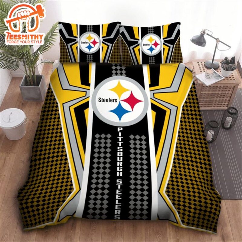 NFL Pittsburgh Steelers Golden Spider Man Bedding Set