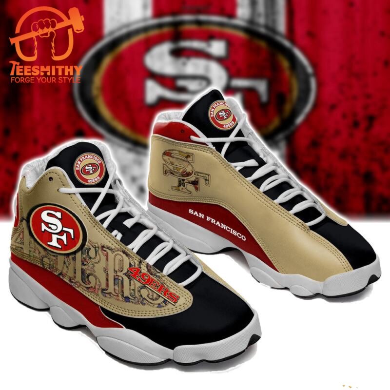 NFL San Francisco 49Ers Air Jordan 13 Shoes Fans Gift Sport