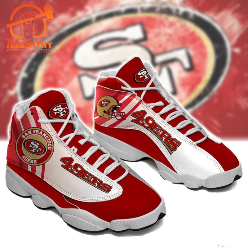 NFL San Francisco 49Ers Air Jordan 13 Sneaker Shoes For Football Fans