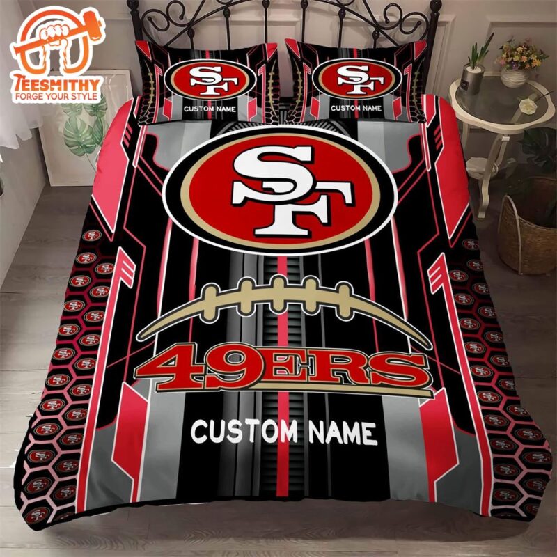 NFL San Francisco 49ers Custom Name Limited Edition Bedding Set