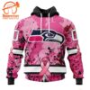 NFL Seattle Seahawks I Pink I Can In October We Wear Pink Breast Cancer Hoodie