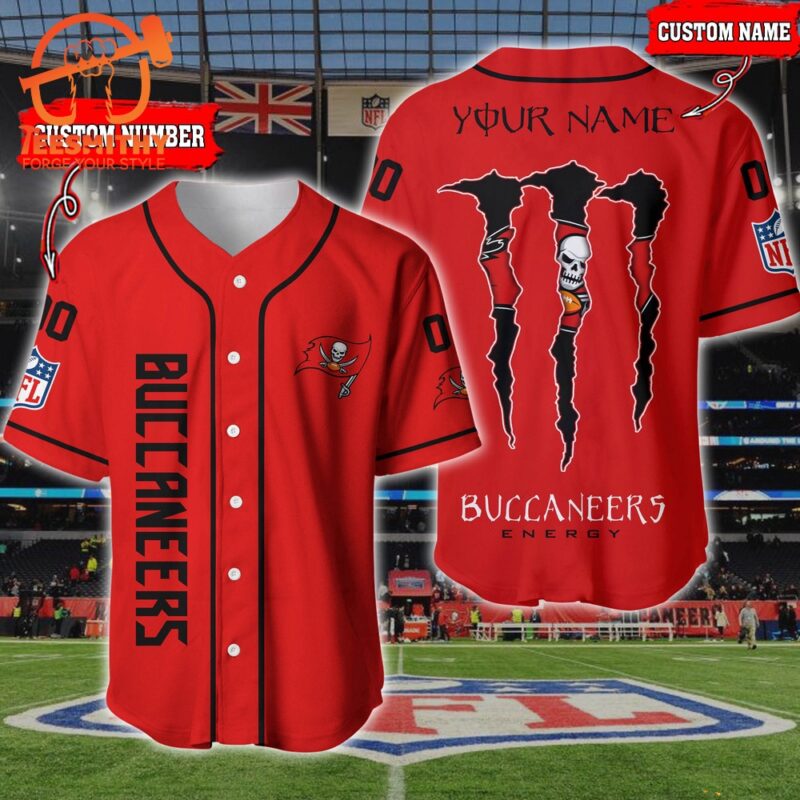 NFL Tampa Bay Buccaneers Custom Baseball Jersey Shirt