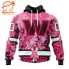 NFL Washington Football Team I Pink I Can In October We Wear Pink Breast Cancer Hoodie