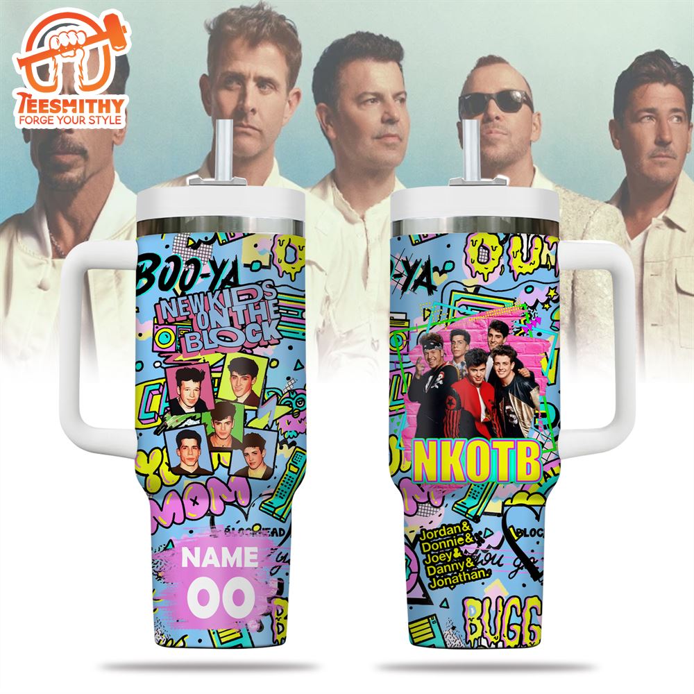 NKOTB Music Custom Stanley Cup 40 OZ Tumbler With Handle