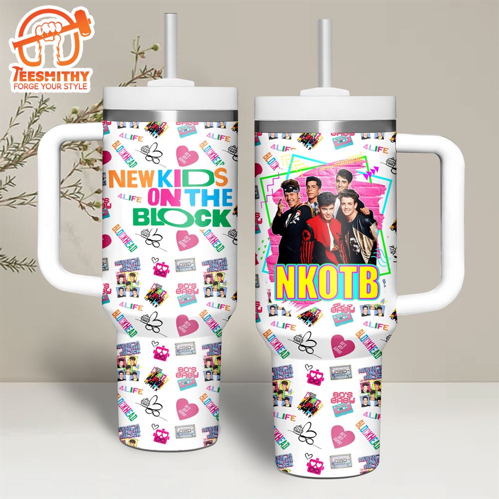 New Kids On The Block Music Tour Stanley Cup 40OZ Tumbler With Handle