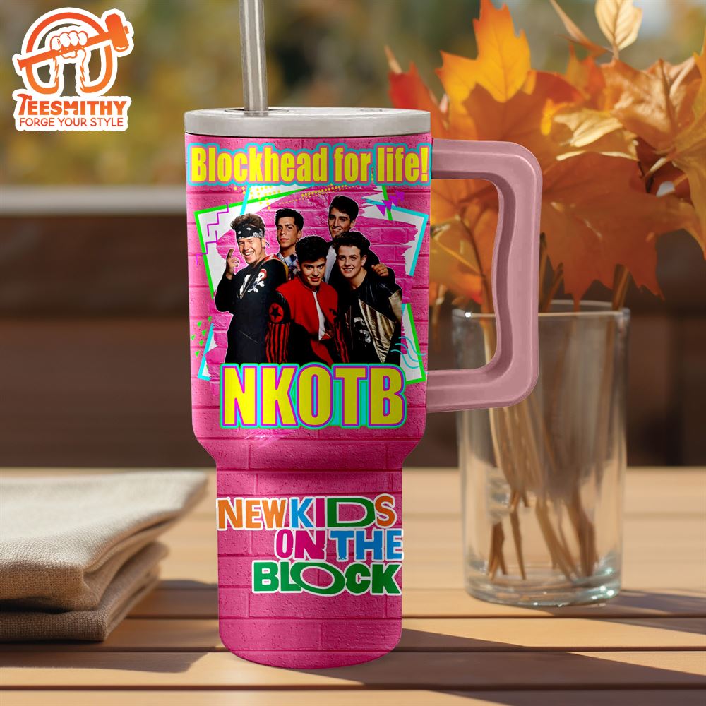 New Kids On the Block Music Custom Stanley Cup 40 oz 30 oz Tumbler With Handle