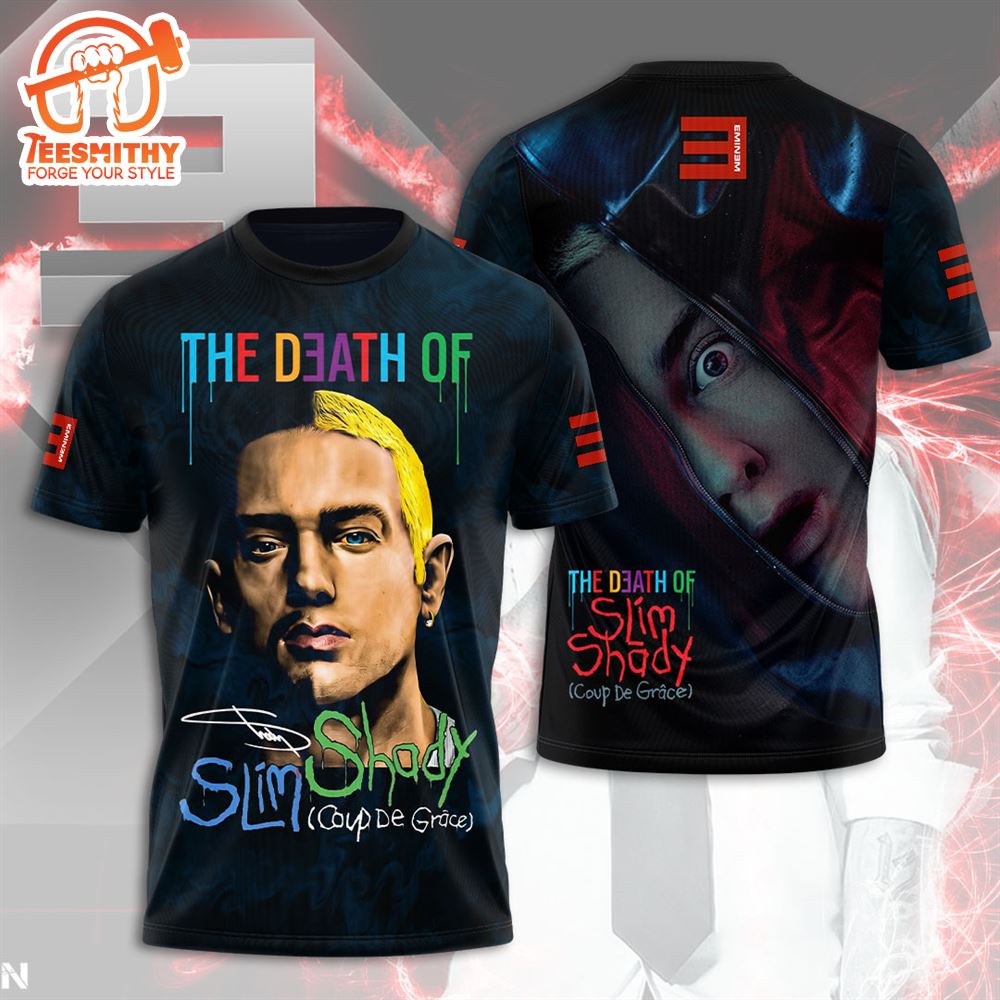 Official Eminem The Death Of Slim Shady 1972 2024 3D Shirt