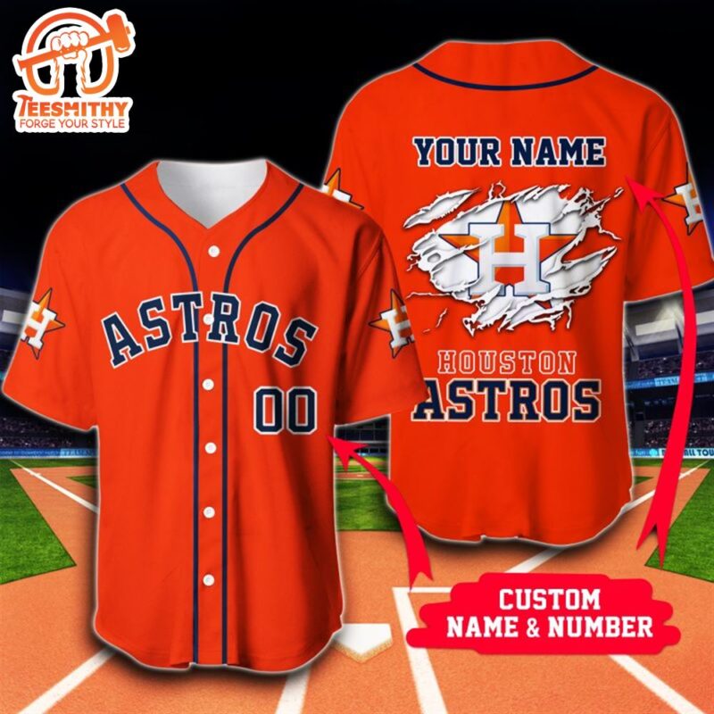Personalized Houston Astros Custom Baseball Jersey