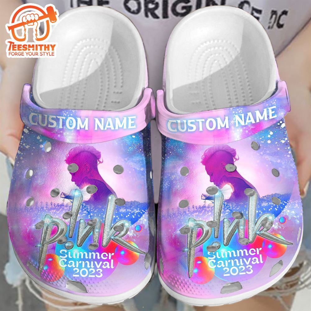 Personalized P!nk Custom Tour Music 2024 Clogs Shoes