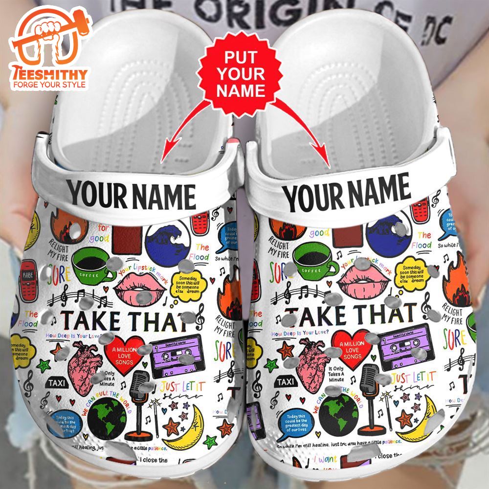 Personalized Take That Band Custom Clogs Shoes