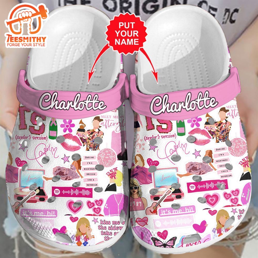 Personalized Taylor Swift Custom Tour Music 2024 Clogs Shoes