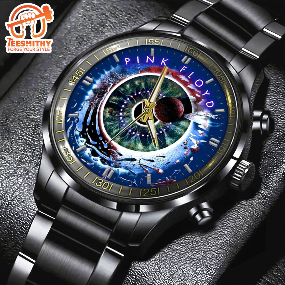 Pink Floyd Band Tour 2024 Black Stainless Steel Watch