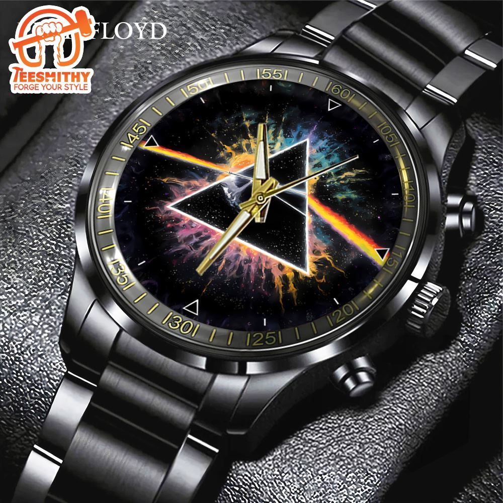 Pink Floyd Black Stainless Steel Watch , Music Watch