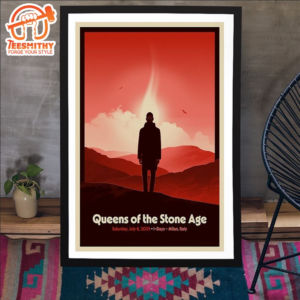 Queens Of The Stone Age On July 6, 2024 At I-Days Poster Canvas