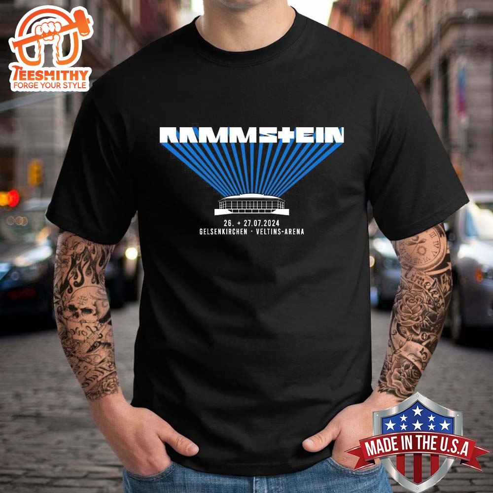 Rammstein 26,27.07.2024 Gelsenkirchen Veltins Arena Tour 2024 T-Shirt