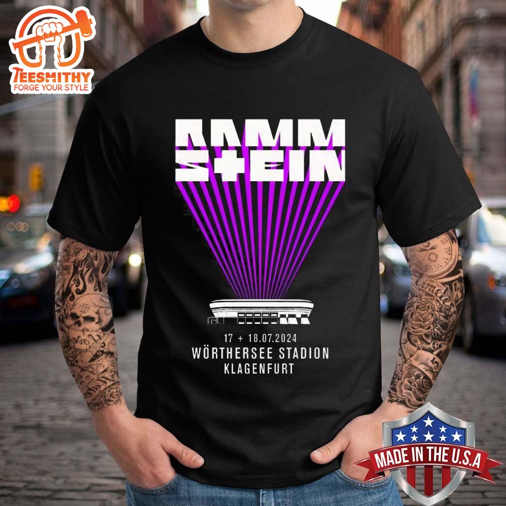 Rammstein Europe Tour 2024 Gelsenkirchen Veltins-Arena T-shirt Unisex