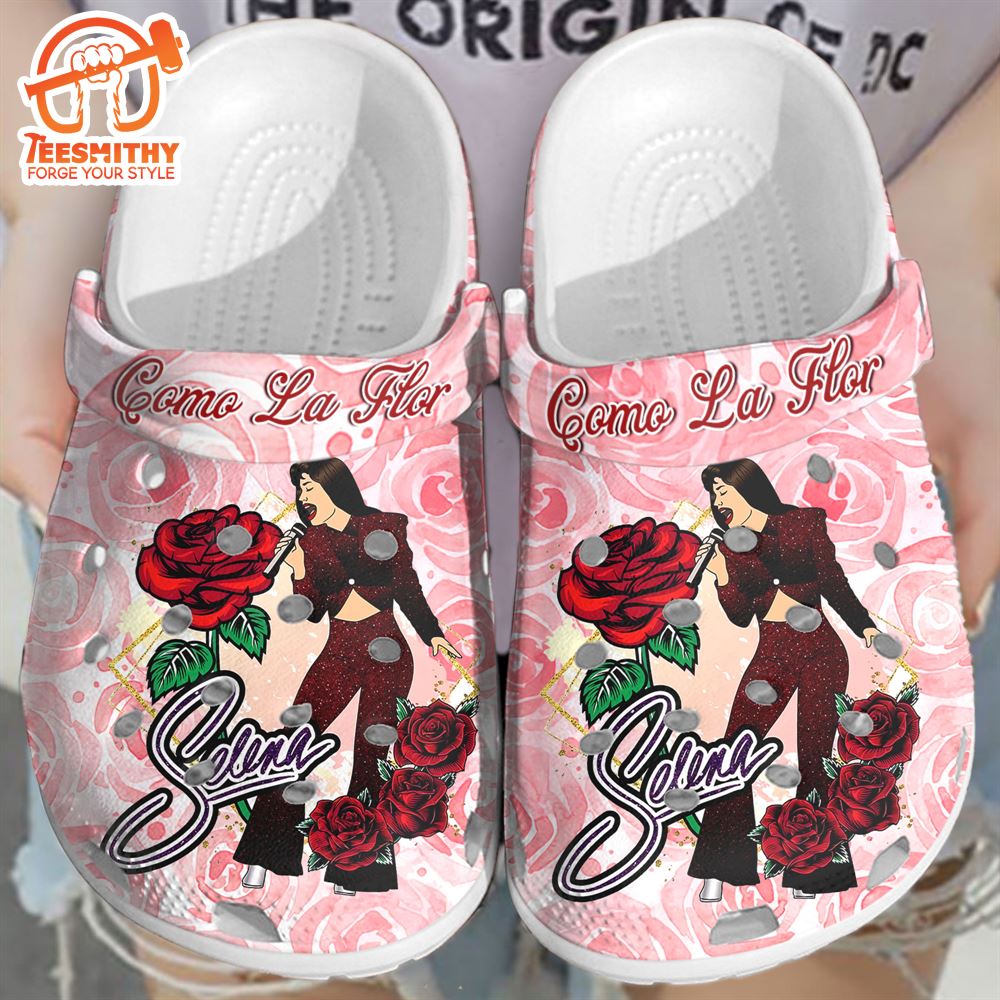 Selena Quintanilla Perez Custom Clogs Shoes