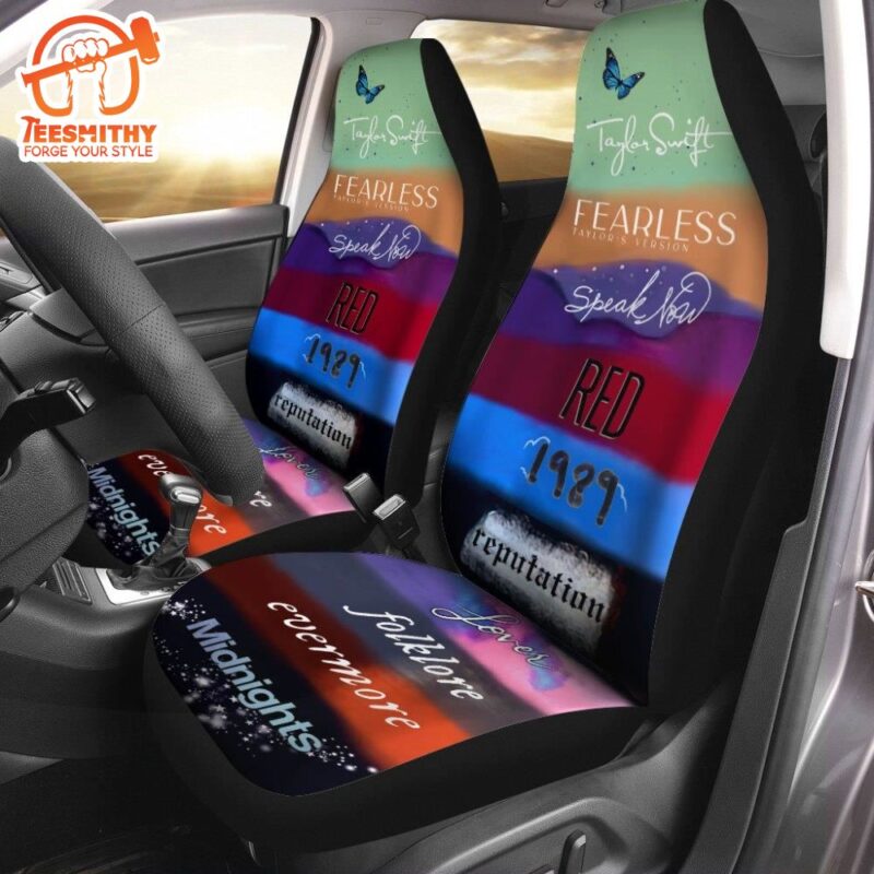 Taylor Swift Car Accessories, Taylor Swift Car Seat Covers, Front Seat Covers Swiftie