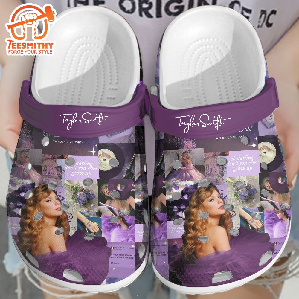 Taylor Swift Custom Image Clogs Shoes