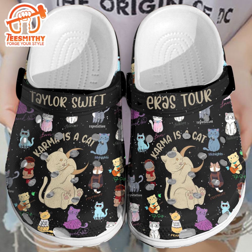 Taylor Swift Cats Custom Tour Music 2024 Clogs Shoes