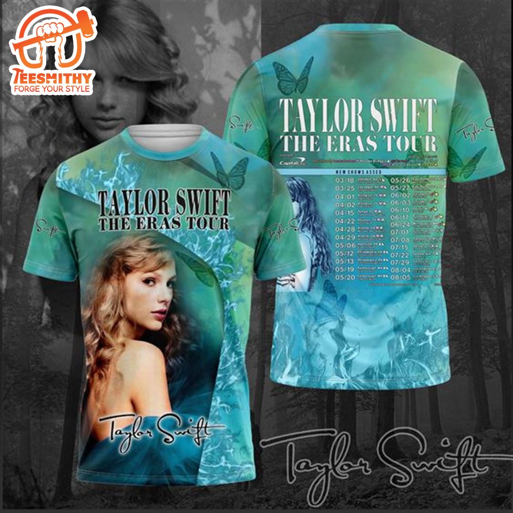 Taylor Swift The Eras Tour Signature 3D Apparels Shirt