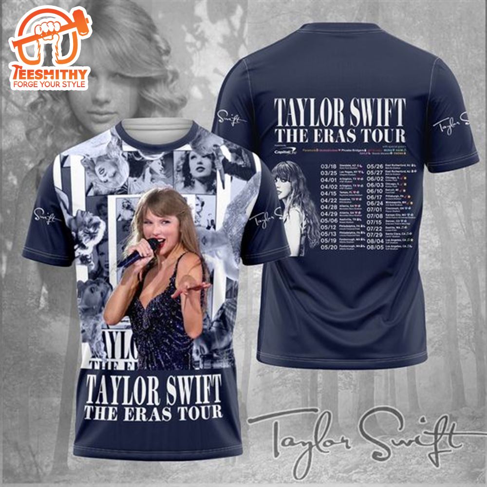 Taylor Swift The Eras Tour Timeline Signature 3D Apparels