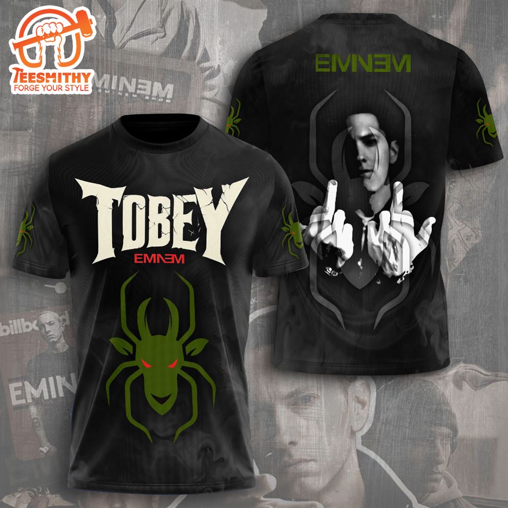 Tobey Eminem This Guy Got Bit By A Goat Not A Spider Fan 3D T-Shirt