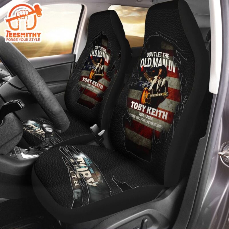 Toby Keith 2PCS Car Seat Cover, Music Car Seat Cover