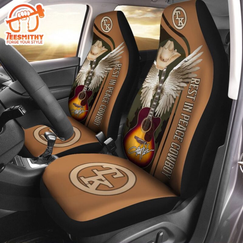 Toby Keith 2PCS Music Car Seat Cover