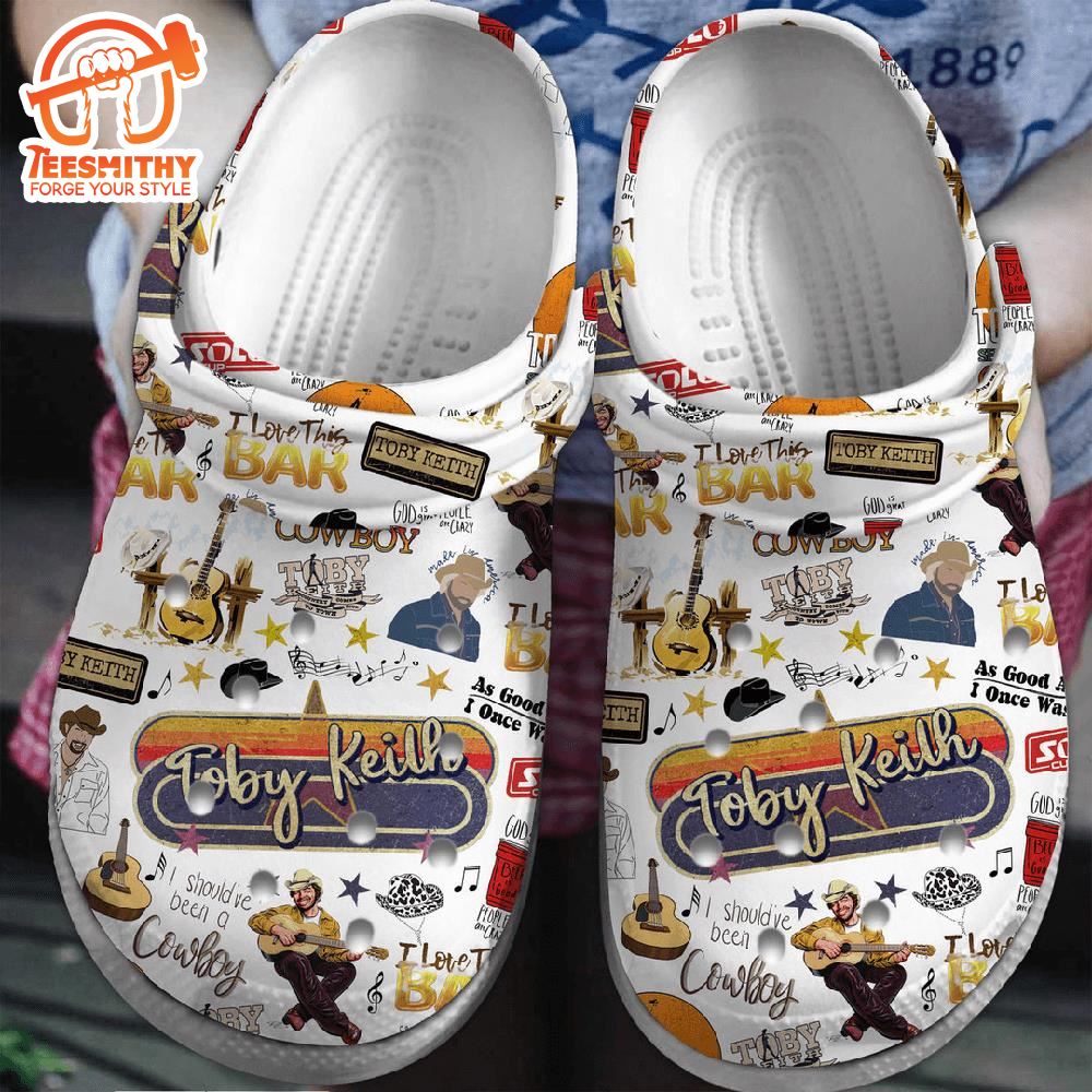 Toby Keith Custom Tour Music 2024 Clogs Shoes