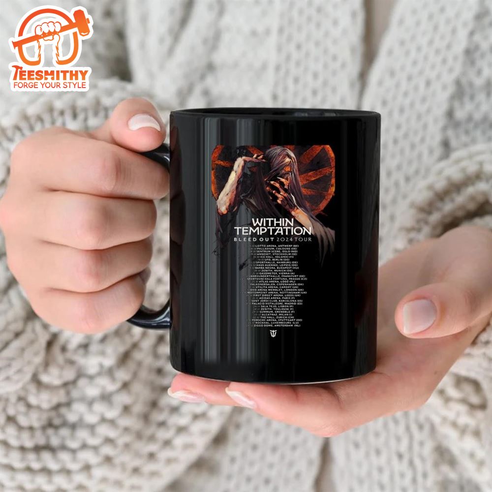 Within Temptation Concert Bleed Out Tour 2024 Mug