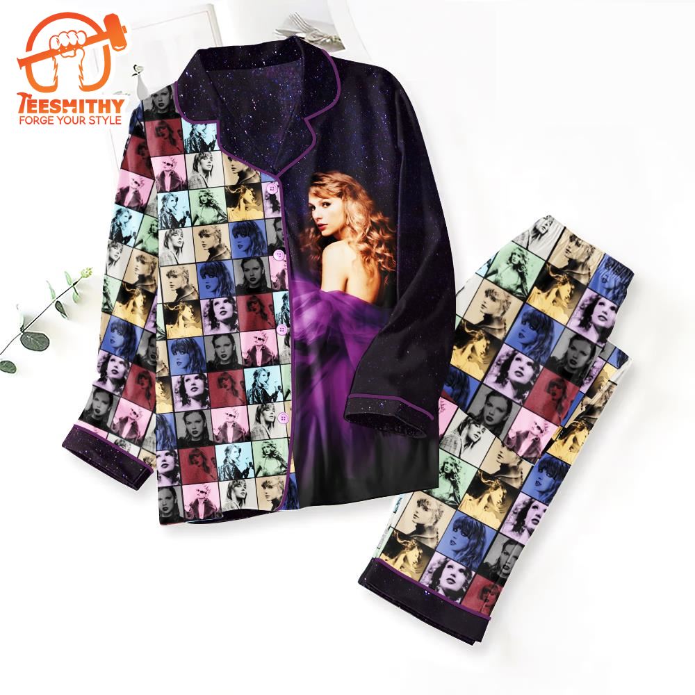 2024 Taylor Swift SpringButton Down Pajamas Set