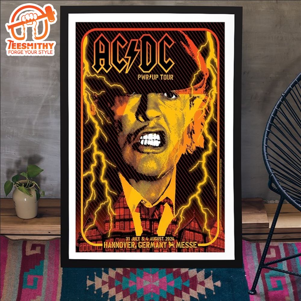 ACDC August 4 2024 Hannover Messe Hannover Germany Poster Canvas